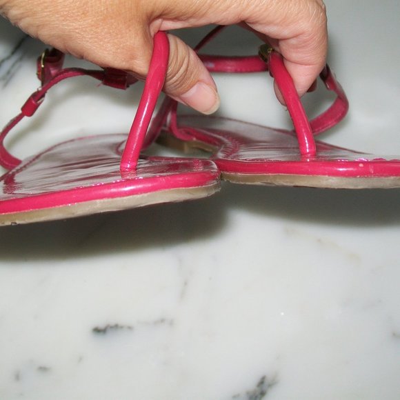 Cole Haan Patent Raspberry Pink Sandals Size 9 - Picture 4 of 5